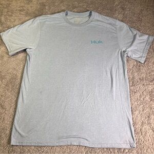 Huk Men's blue Short Sleeve Tee